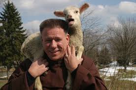 photo - jpcafiero with a lamb